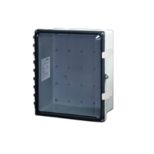 Attabox Polycarbonate Shallow Depth Enclosure 12 x 10 x 4 Inches Heartland SL with Clear Cover