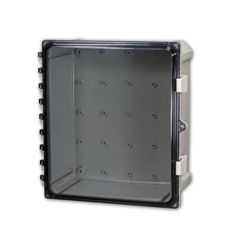 Attabox 18 X 16 X 10 Clear Cover Polycarbonate Enclosure Hinged Latched Padlockable