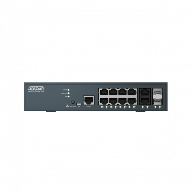 Adtran NetVanta 1560-08 8-port, Layer 3, Gigabit Ethernet Switch