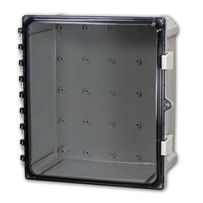 Attabox 12 X 10 X 6 Clear Cover Polycarbonate Enclosure Hinged Latched Padlockable