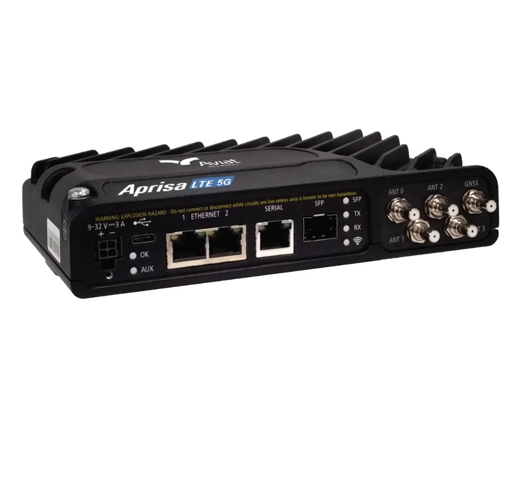 Aviat Networks Aprisa LTE FirstNet, Router, LM002, No NM, P0, 9-32 / No TP, No Teth, No Reg