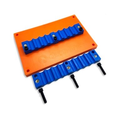 DuraLine 12.7mm MicroDuct Wall Mounting Plate-2 Bracket 6 Screws