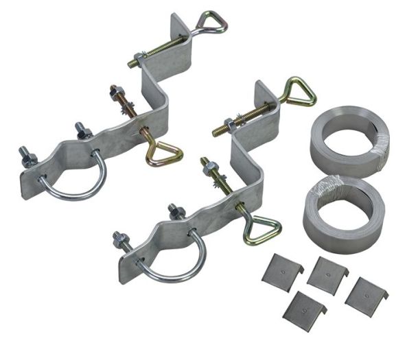 Easy Up "Z" Chimney Mount With 2 - 12' Stainless Straps