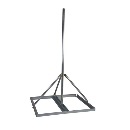 Easy Up Non Penetrating Roof Mount, 35" x 28" FootPrint - with Mast 59" x 1.50" OD