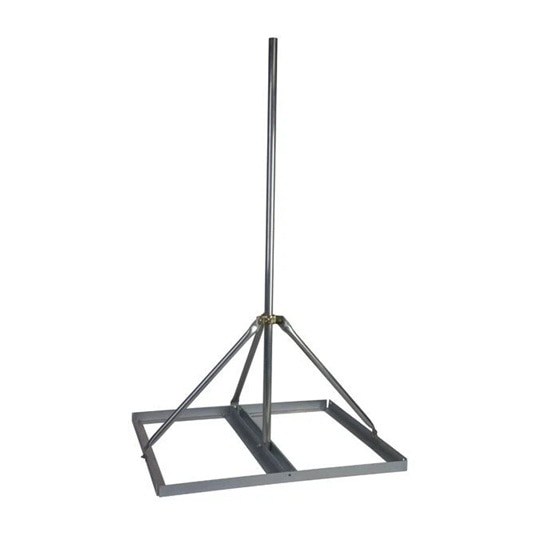 Easy Up Non Penetrating Roof Mount, 35" x 28" FootPrint - with Mast 60" x 1.66" OD