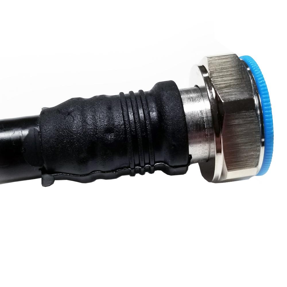 Eupen Low PIM Jumper, Premium, EC4-50, 4', with DM to NM connectors