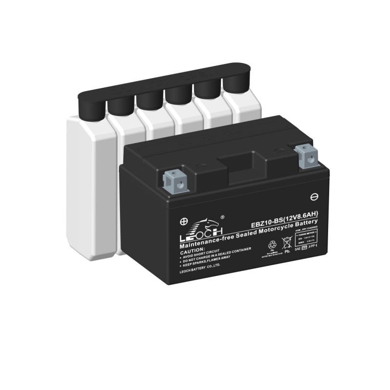 Leoch 12V 8.6Ah LBX-BS Series MF Dry - Power Sports (BS) Battery