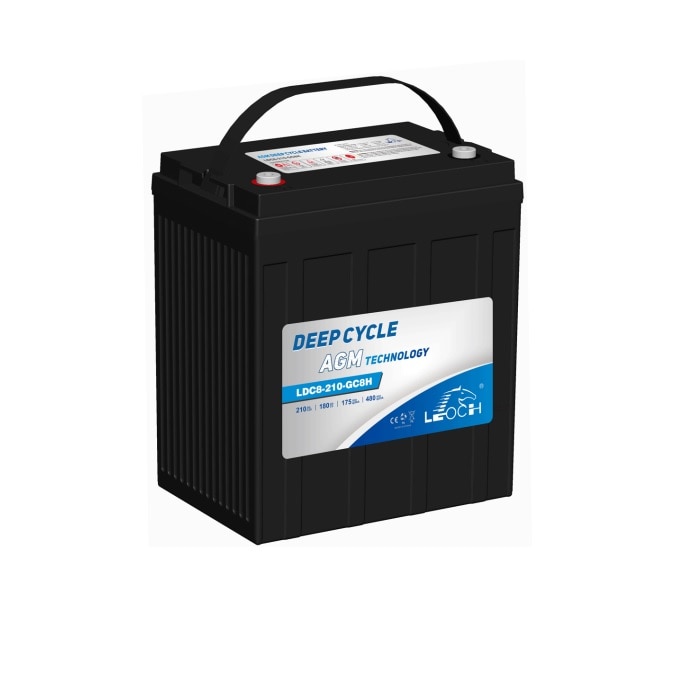 Leoch 8V 210Ah LDC Series AGM Deep Cycle Battery