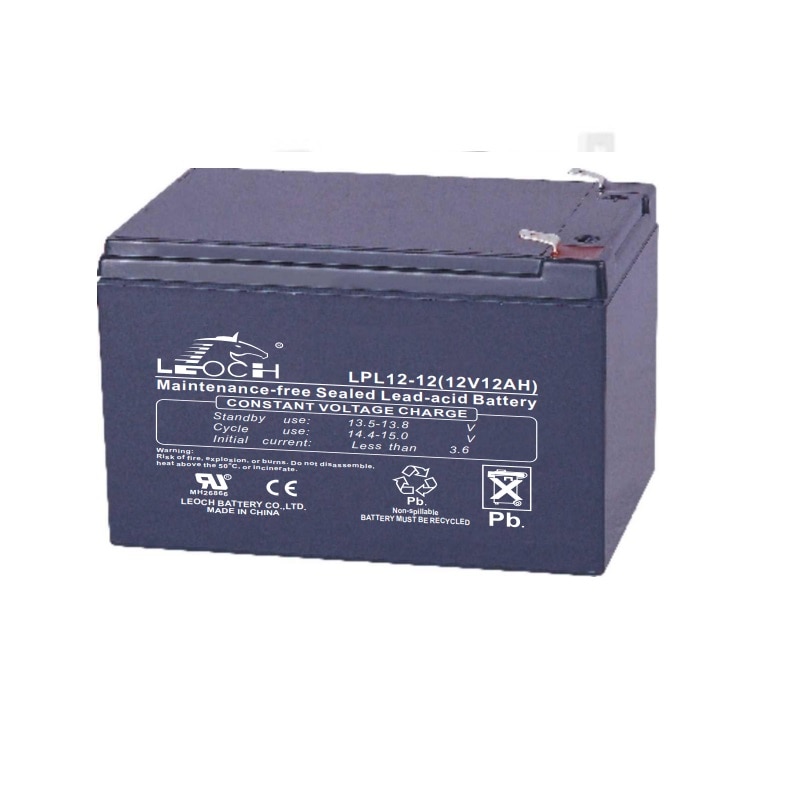 Leoch 12V 11.9Ah LPL Series VRLA AGM Long Duration Battery