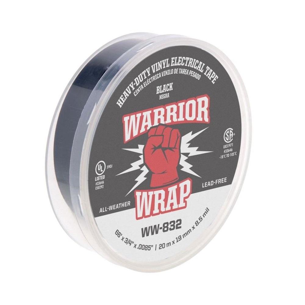 Lynn WarriorWrap Electrical Tape, Heavy Duty 8.5mil Vinyl, Cold