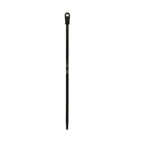 Perfect Vision Cable Tie, 7" Black w/Mount Hole, Indoor/Outdoor, 50lb