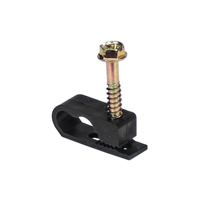 Perfect Vision Grip Clip with Screw, 1/2", Dual, Blk, 100 bag