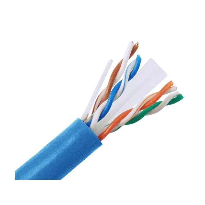 Primus Cable CAT6A Bulk Cable - MIG+ 10G, (U/UTP) CMR, 23AWG 8/C Solid BC (UL/ETL), 1000' Reel in Box - Blue