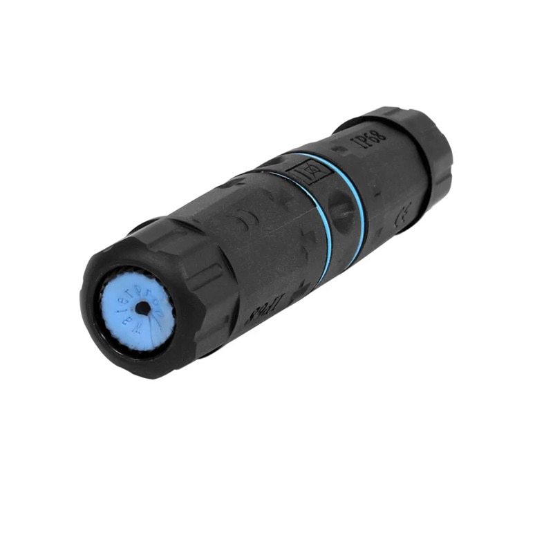 Primus Cable CAT5E / CAT6 Outdoor Watertight Seal Industrial Coupler - RJ45 Shielded Feed Through Coupler Kit - IP68 - Two Way Type