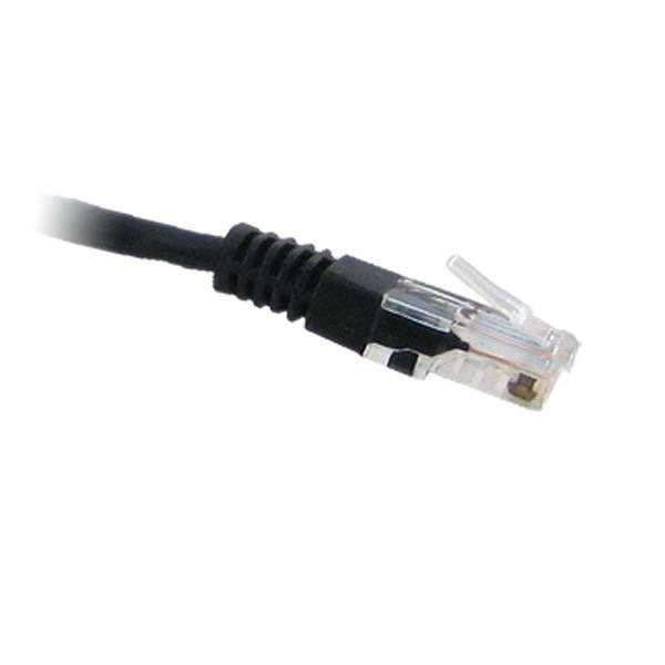 Primus Cable CAT5E Patch Cord - 3', Mold-Injection, Stranded 24AWG, (UTP) - Black