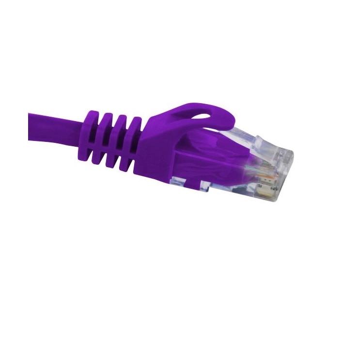 Primus Cable CAT6 Ethernet Patch Cable, Snagless Molded Boot, RJ45 - RJ45, 3ft, Purple