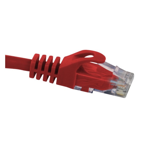 Primus Cable CAT6 Ethernet Patch Cable, Snagless Molded Boot, RJ45, 7ft, Red