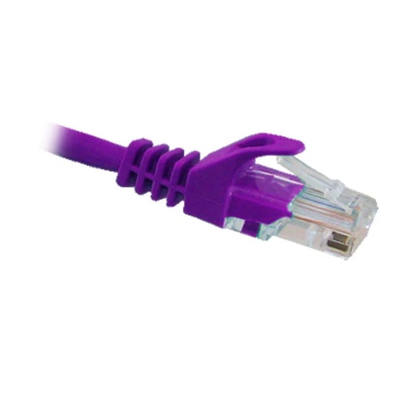 Primus Cable CAT6 Ethernet Patch Cable, Snagless Molded Boot, RJ45 - RJ45, 10ft, Purple