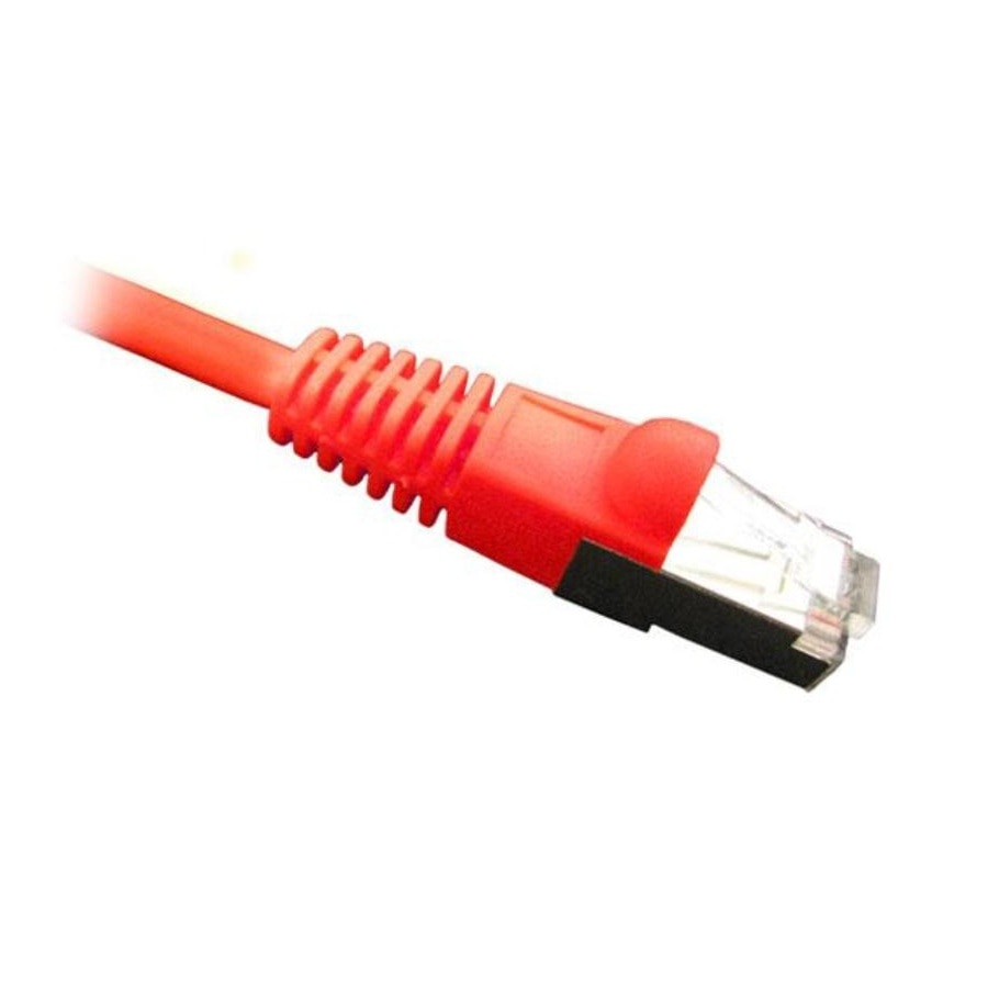 Primus Cable CAT6 Ethernet Patch Cable Shielded, Snagless Molded Boot, S/FTP, RJ45 - RJ45, 4ft - Red