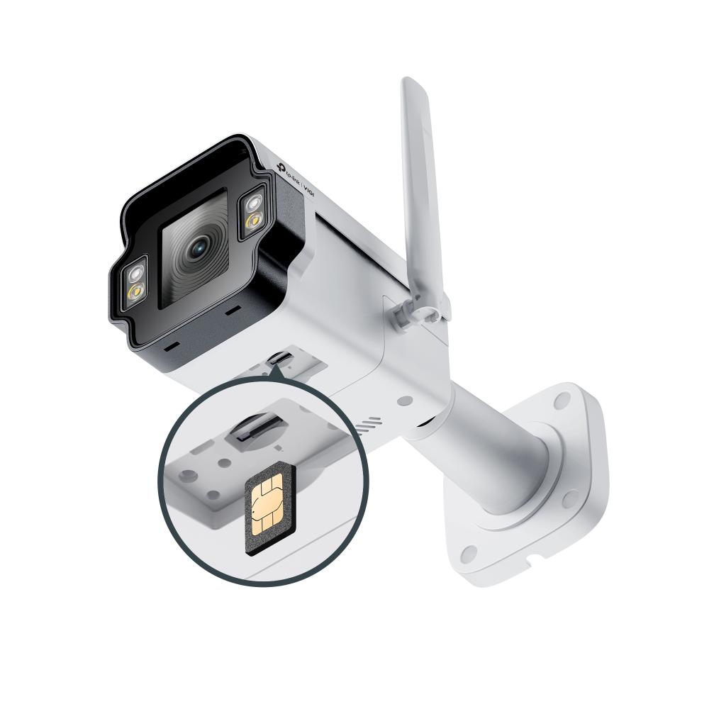 TP-Link VIGI 4MP 4mm Outdoor Full-Color 4G Bullet Network Camera