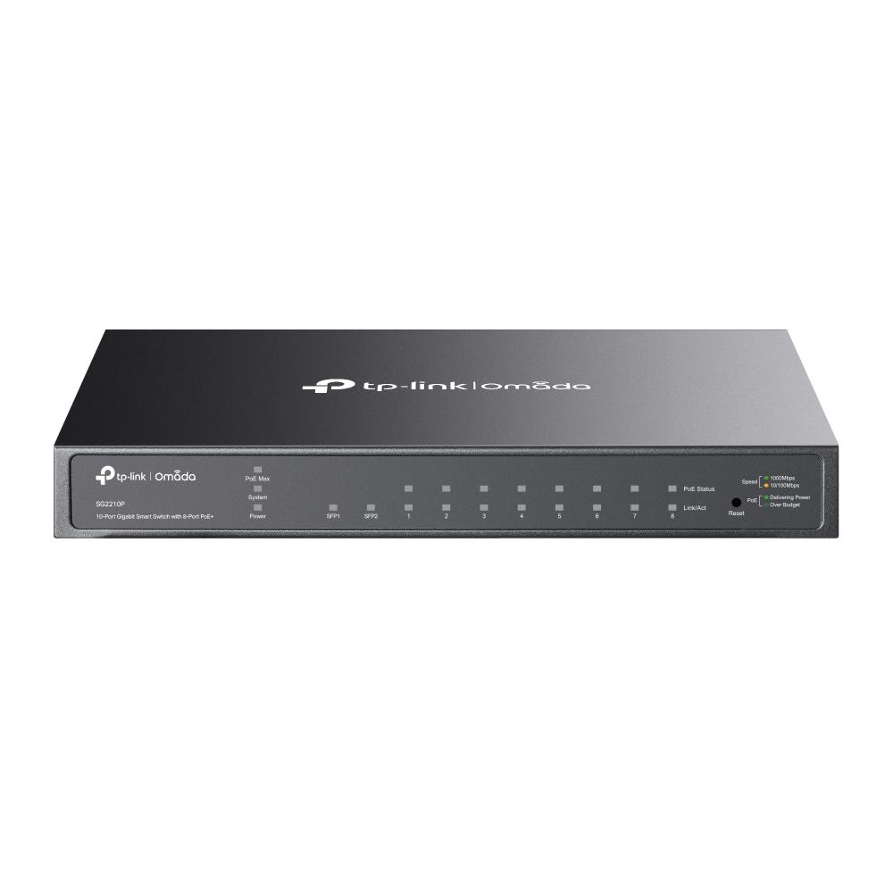TP-Link Omada 10-Port Gigabit Smart Switch with 8-Port PoE+