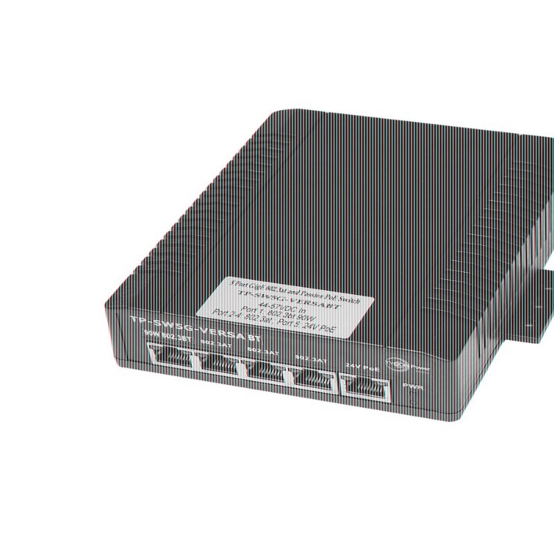 Tycon Systems 5 Port Gigabit Versatile Output PoE Switch, 1 (90W) bt, 3 ...