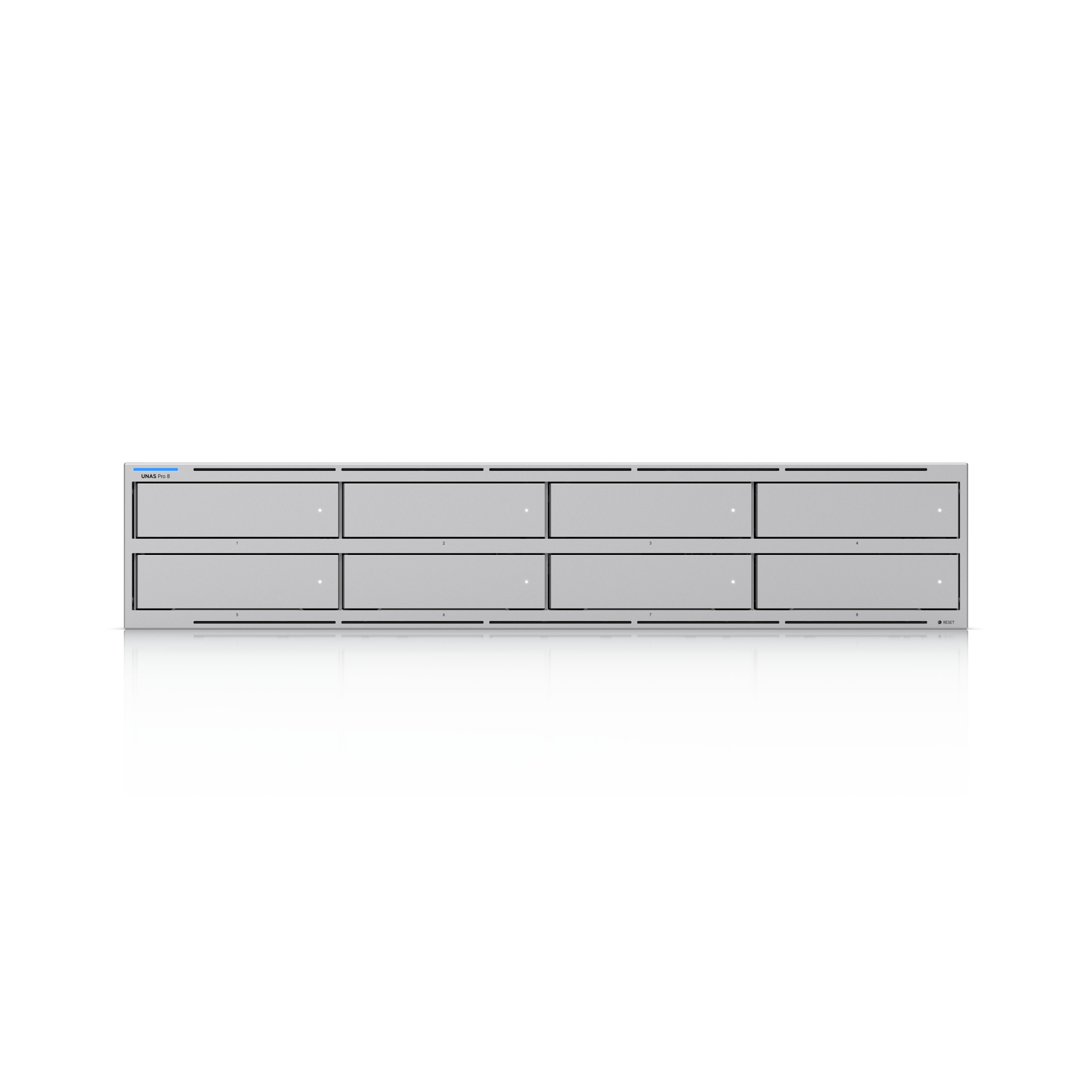 Mini Rack Pi Unas 2 Ubiquiti UniFi UNAS Pro 8 2U Rack-Mount NAS with (8) 2.5/3.5