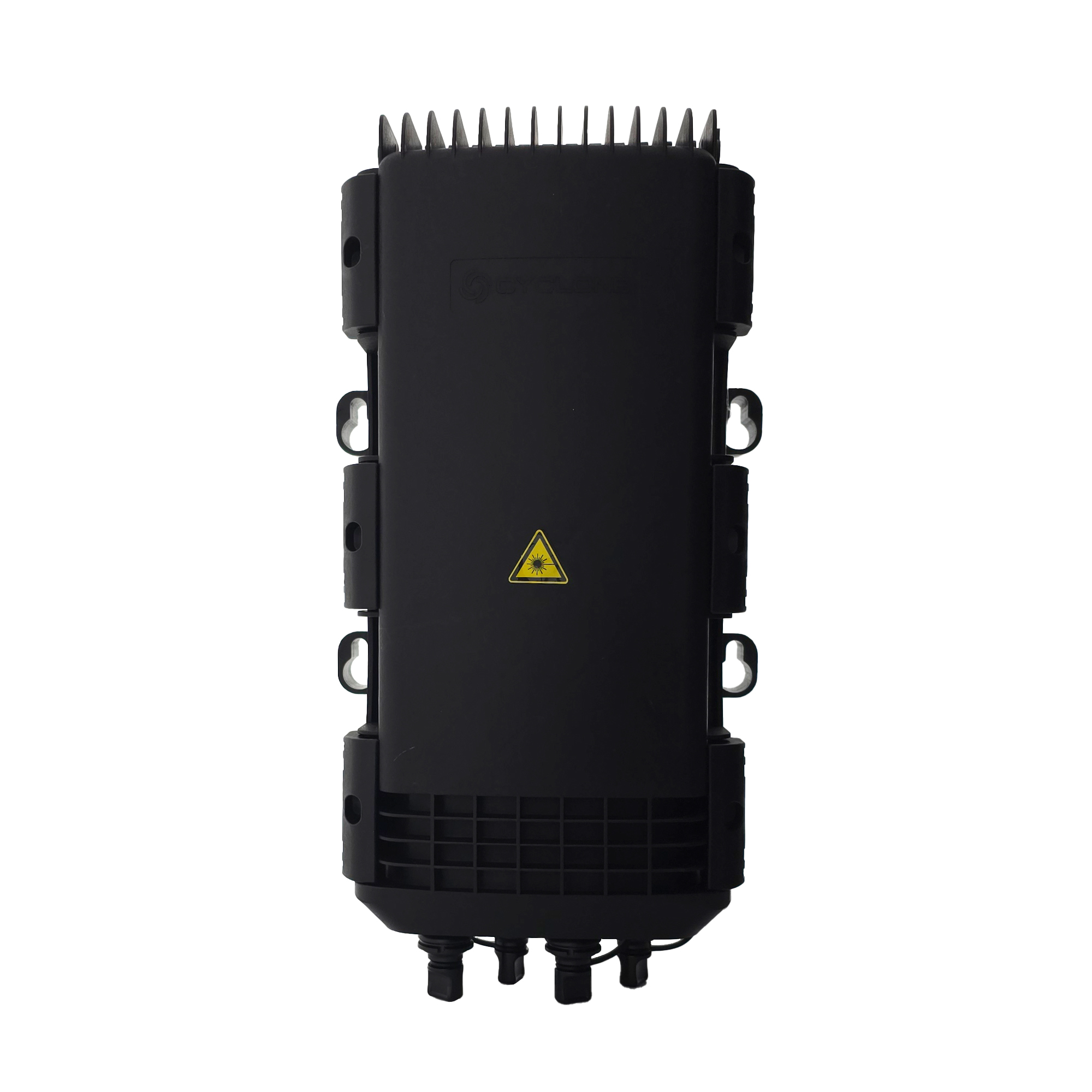 Cyclone Fiber Splice Enclosure, 6x PLC, 1x4 Splitter