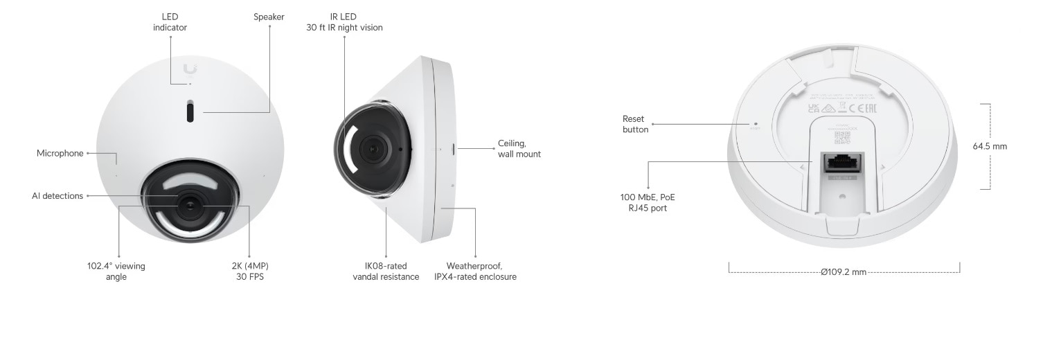 Ubiquiti Camera G5 Dome